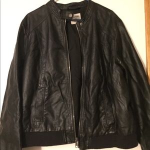 Old Navy Faux leather biker jacket